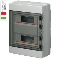 Πίνακας Επίτοιχος 2Σειρών 12Στοιχείων Στεγανός IP65 Γκρι EC62024E